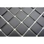 MOSAIK SQUARE ANTISLIP SVART 2,5X2,5CM PRIS PER ARK