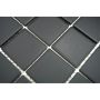MOSAIK SQUARE UNI ANTISLIP SVART 4,65X4,65CM PRIS PER ARK