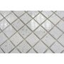 MOSAIK SQUARE VIT XCM ASM21 2,3X2,3CM PRIS PER ARK