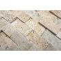 MOSAIK WELSCHEIT BRICK SPLITFACE CHIARO TRAVERTINE 30X30CM PRIS PER ARK