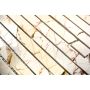 MOSAIK BRICK GOLD CREAM 30,5X32XCM PRIS PER ARK