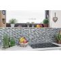 MOSAIK INTERLOCK KRISTALL/METALL 30,5X30XCM PRIS PER ARK