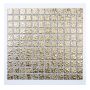 MOSAIK GULD HAMRAD 33X30CM PRIS PER ARK