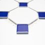 MOSAIK OCTAGON WHITE MATT BLUE GLOSSY PRIS PER ARK