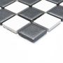 MOSAIK ANTISLIP SCHACK SVART/VIT 30X32,6CM PRIS PER ARK