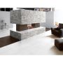 KLINKER GLACIER VIT POLERAD 60X60MM 1.44M²/KRT