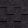 MOSAIK SEASTONE SVART 3D 30X30CM 0.54M²/KRT