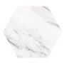 KLINKER CARRARA HEXAGON VIT 25X22CM 1,04M²/KRT