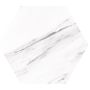 KLINKER CARRARA HEXAGON VIT 25X22CM 1,04M²/KRT