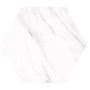 KLINKER CARRARA HEXAGON VIT 25X22CM 1,04M²/KRT