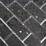 MOSAIK QUARTZ ARTIFICIAL BRICK SVART 30X32CM PRIS PER ARK