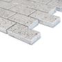 MOSAIK WELSCHEIT QUARTZ ARTIFICIAL BRICK GRÅ 30X32CM PRIS PER ARK