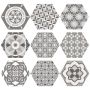 KLINKER VINTAGE MIX HEXAGON 25X22 CM 1,04 M²/KRT