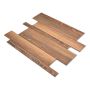 MOSAIK WELSCHEIT SJÄLVHÄFTANDE VINYL INTERLOCK ALU WOODOPTIC L 30X30CM PRIS PER ARK
