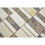 MOSAIK STENMIX BEIGE/BRUN 30X30CM PRIS PER ARK