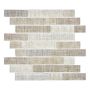 MOSAIK GLAS TEXTIL BEIGE 30X30CM PRIS PER ARK