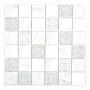 MOSAIK GLAS CARRARA VIT/GRÅ 30X30CM PRIS PER ARK
