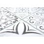 MOSAIK KRISTALL RETRO VIT/SVART 30X30CM PRIS PER ARK