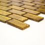 KRISTALLMOSAIK BRICK GOLD STRUCTURE 4.8X2.3CM 4MM