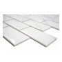 MOSAIK METRO CALACATTA WHITE GLOSSY PRIS PER ARK