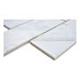 MOSAIK WELSCHEIT DOT BRICK CARRARA VIT 6X24 CM PRIS PER ARK