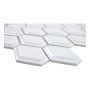 MOSAIK METRO DIAMOND VIT BLANK 4.5/9.5X4.5 CM