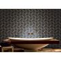 MOSAIK FAN WAVE BLACK 27,6X27,6CM PRIS PER ARK