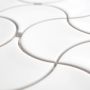 MOSAIK FAN WAVE WHITE 27,6X27,6CM PRIS PER ARK