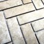 MOSAIK WELSCHEIT HERRINGBONE BEIGE 31,8X27,1CM PRIS PER ARK