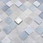MOSAIK SQUARE MIX GRIGIO 30X30CM PRIS PER ARK