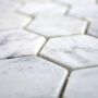 MOSAIK HAINAN HEXAGON MARBLE WHITE PRIS PER ARK