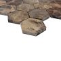 MOSAIK HEXAGON MARBLE EMPERADO 29,8X30,5CM PRIS PER ARK