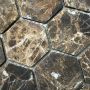 MOSAIK HEXAGON MARBLE EMPERADO 29,8X30,5CM PRIS PER ARK