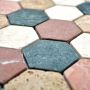 MOSAIK HEXAGON MARBLE MIX 29,8X30,5CM PRIS PER ARK