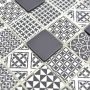 MOSAIK WELSCHEIT SQUARE PATCHWORK BLACK 31,5X31,5CM PRIS PER ARK