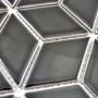 MOSAIK CUBE 3D BLACK 26,6X30,5CM PRIS PER ARK