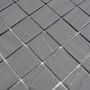 MOSAIK SQUARE BLACK/ANTRACITE 31,5X31,5CM PRIS PER ARK