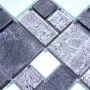 MOSAIK WELSCHEIT MIX SILVER/BLACK 30X30CM PRIS PER ARK