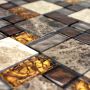 MOSAIK OPTIC MIX BEIGE/BROWN 30X30CM PRIS PER ARK