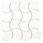 MOSAIK WAVE FAN IVORY 27,6X27,6CM PRIS PER ARK