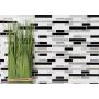 MOSAIK SJÄLVHÄFTANDE VINYL CALM SILVER OBLONG 4 25.5X23.6CM