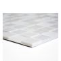MOSAIK WELSCHEIT SJÄLVHÄFTANDE KRISTALL/STEN VIT 2,3X2,3CM PRIS PER ARK