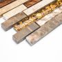 MOSAIK MIX BROWN GLASS PRIS PER ARK