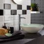 KAKEL METRO VIT BLANK MED FASADE KANTER 10X20CM 0.8M²/KRT