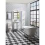 KAKEL METRO VIT BLANK MED FASADE KANTER 10X20CM 0.8M²/KRT