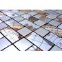 MOSAIK WELSCHEIT SJÄLVHÄFTANDE WORLDMAP SILVER 32X32CM PRIS PER ARK