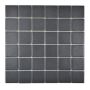 MOSAIK SVART MATT HALKFRITT 4.8X4.8CM PRIS PER ARK