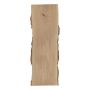 HYLLPLAN FURU PLANK MED BARK 26X400-450X3000MM