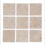NATURSTEN TRAVERTINE CHIARO MARMOR 10X10CM 0.5M²/KRT