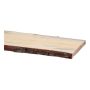 HYLLPLAN FURU MED BARK 26X260-300X1200